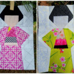 Kokeshi Doll Quilt Block Pattern Blossom Heart Quilts Japanese