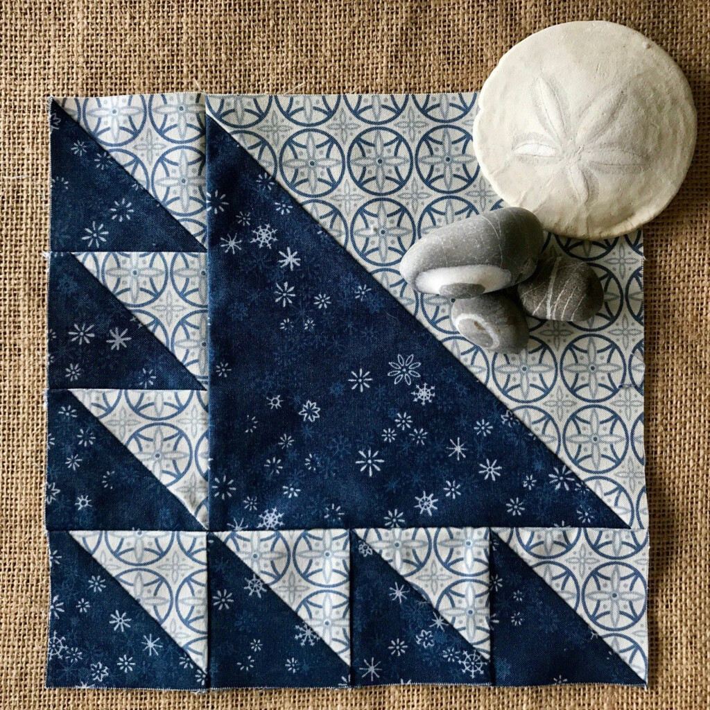 Lady Of The Lake Is A Classic Quilt Block Constructed Of Half square 