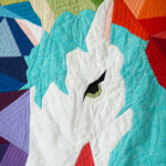 Maybe The Unicorn Paper Piecing Quilt Pattern Geometric