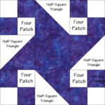 Milky Way Quilt Block Diagram Free Pattern At QuiltTherapy Quilt