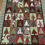 Modern Christmas Tree Block Quilt My 1st Quilt Made Using Amy Smart