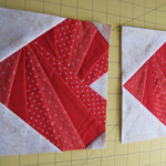 My First Paper Pieced Blocks Heart Quilt Pattern Paper Piecing