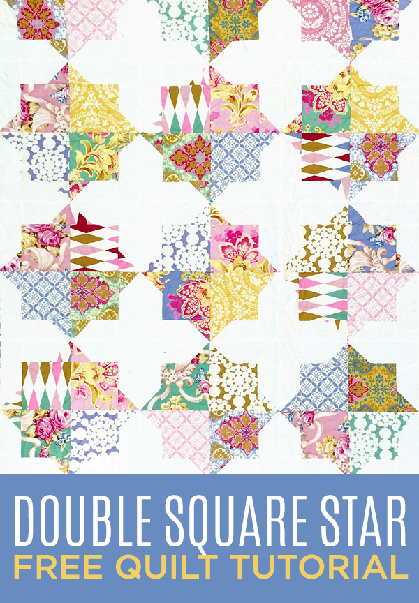 New Friday Tutorial The Double Square Star Quilt