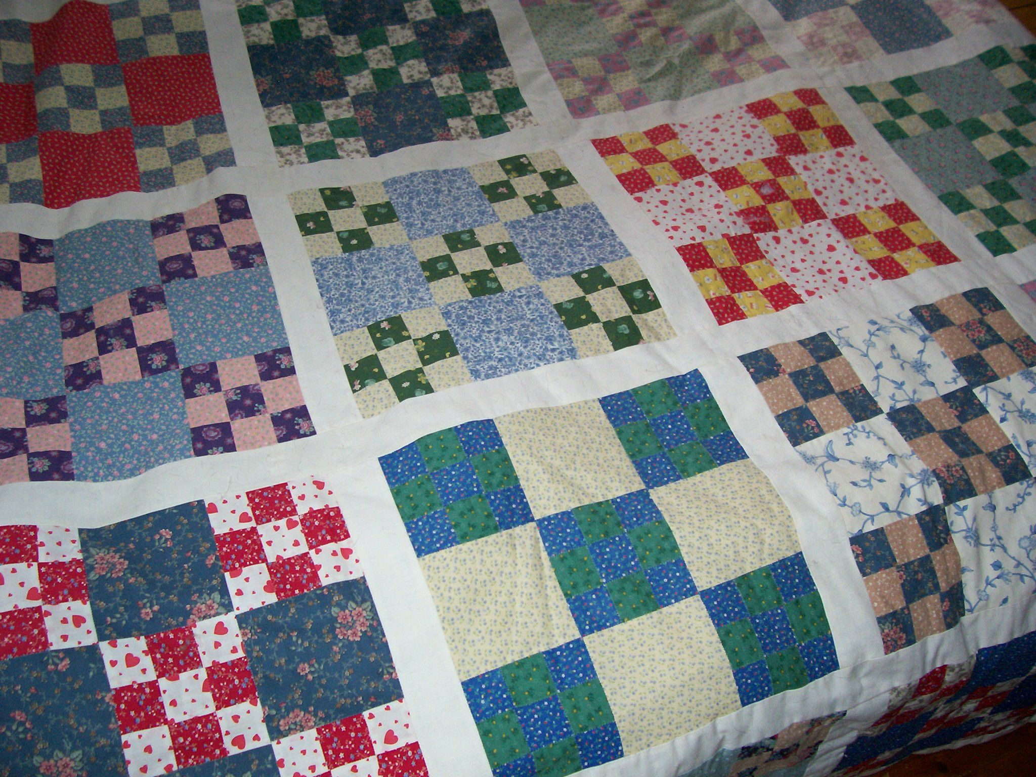 Nine patch Quilt Quilt Block Patterns Free 9 Patch Quilt Quilt