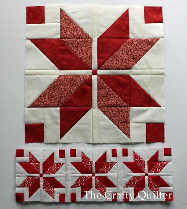 Nordic Mini Quilt Along Row 1 The Crafty Quilter Barn Quilt 