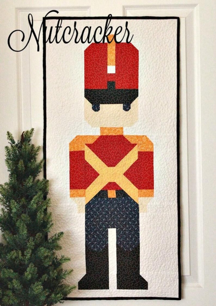 Nutcracker PDF Pattern Christmas Sewing Patterns Christmas Quilts 