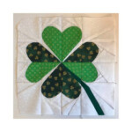 PDF Four Leaf Clover Quilt Pattern 8 x8 Quilt Block Paper Piecing