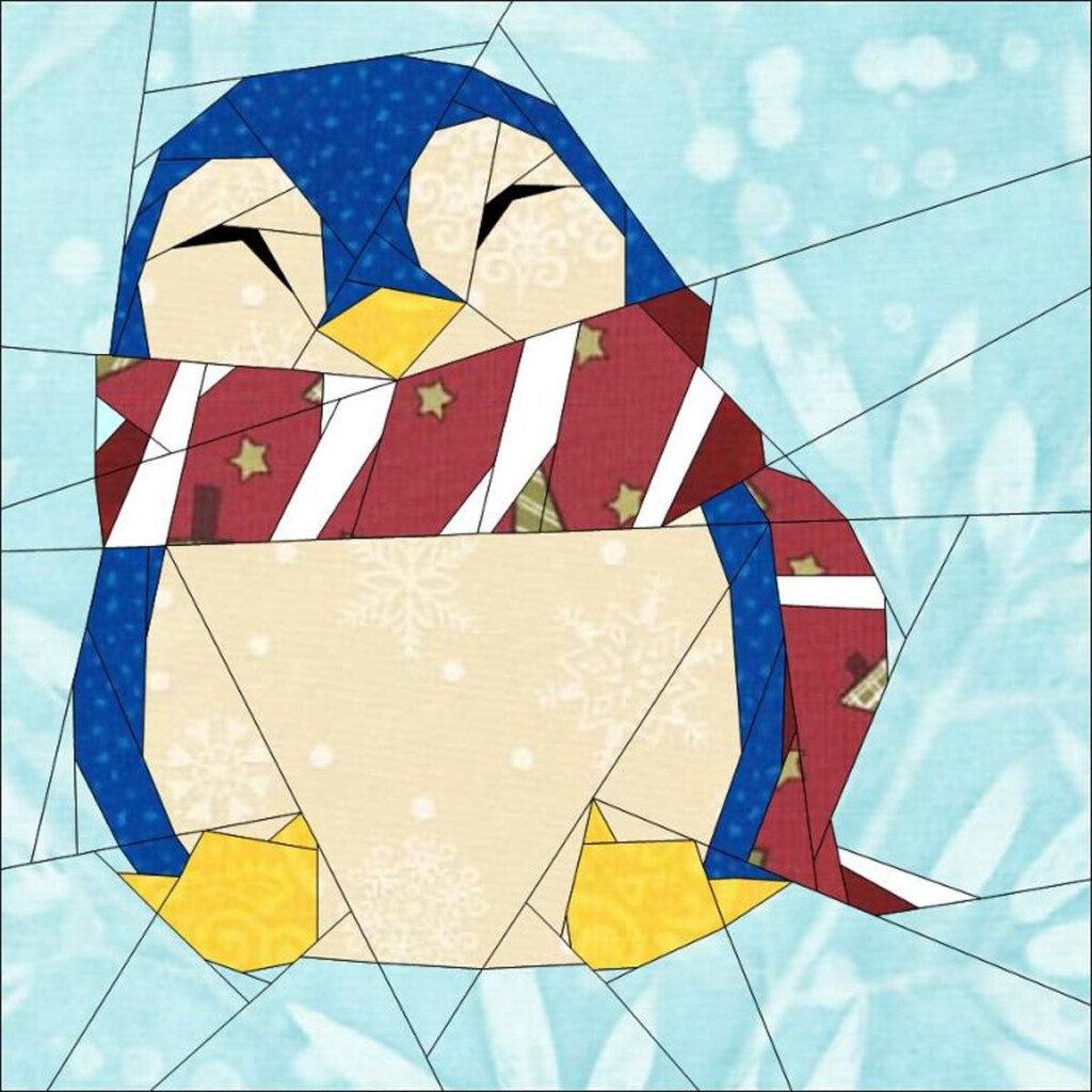 Penguin 2 Craftsy Art Quilts Paper Piecing Quilts Paper Quilt