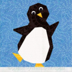 Penguin Quilt Block Paper Pieced Quilt Pattern Instant