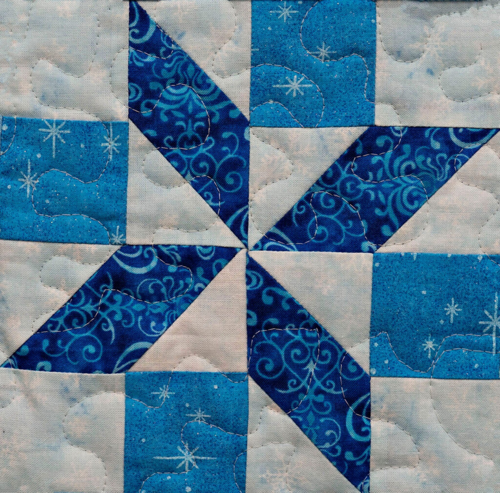 Pieced Snowflake PDF Easy Quilt Block Pattern Etsy