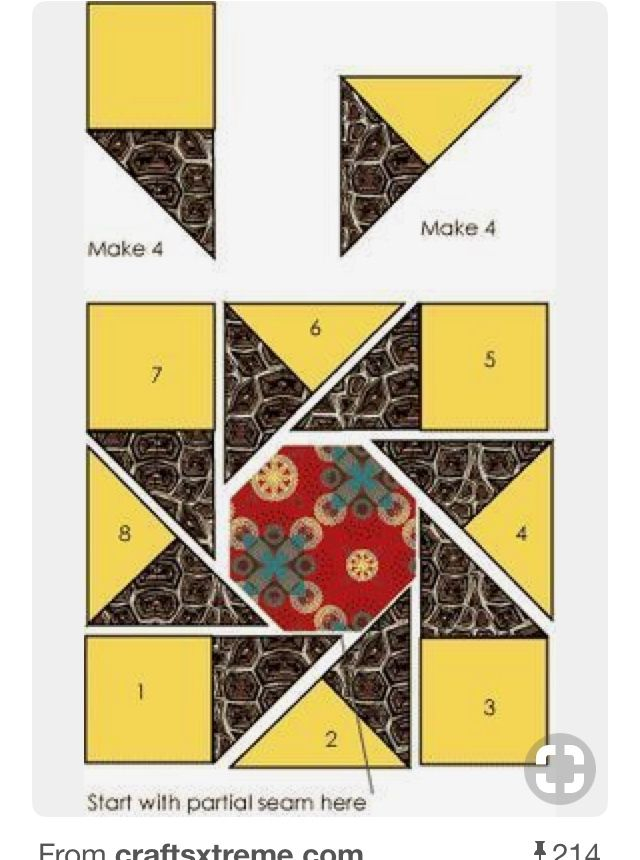 Waltzing Matilda Quilt Block Pattern