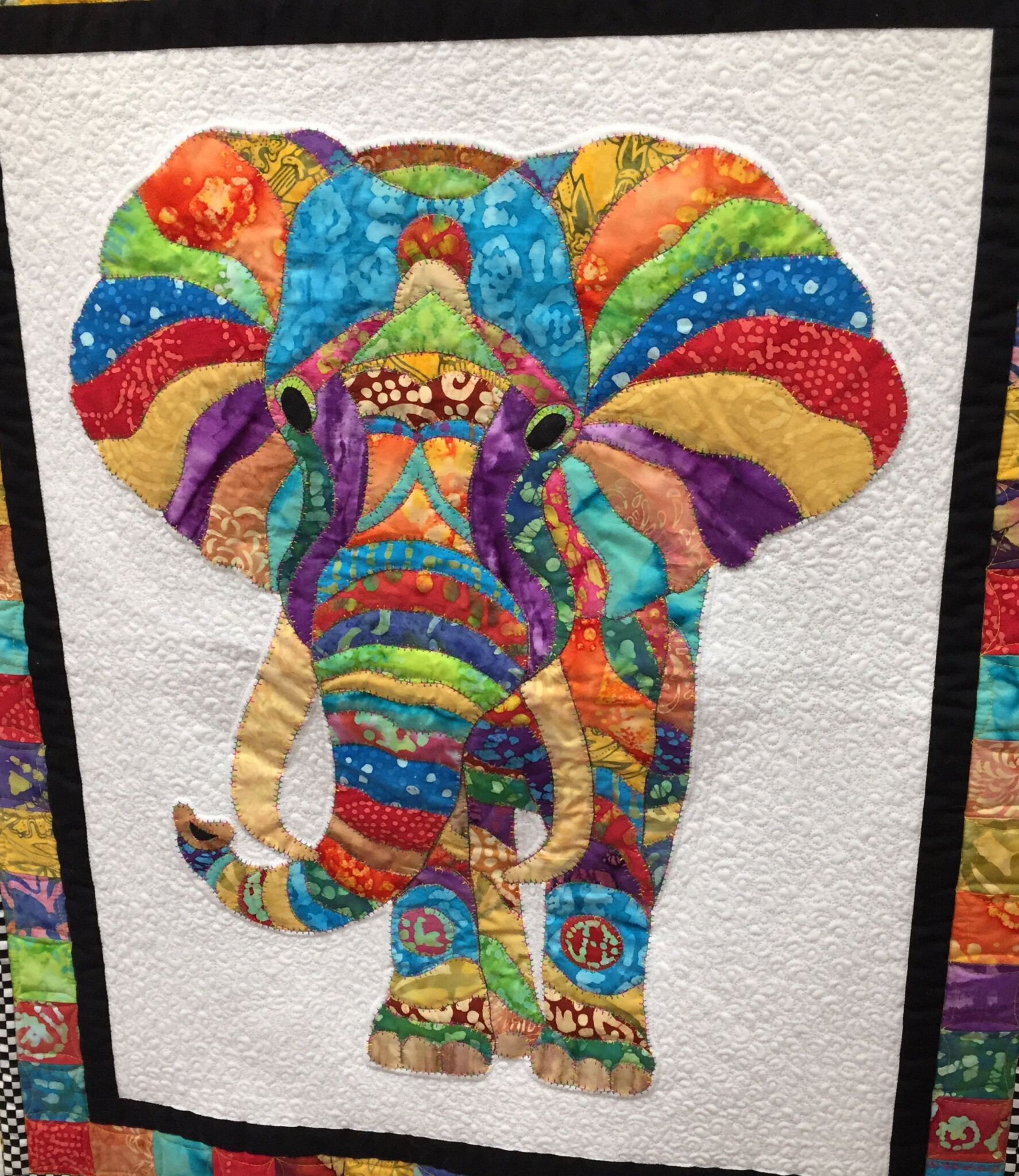 Free Elephant Quilt Block Pattern