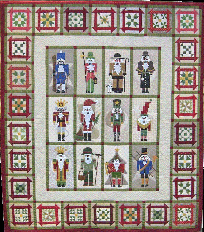 Quilt Inspiration Tis The Season Classic Nutcrackers And Gingerbread Joy