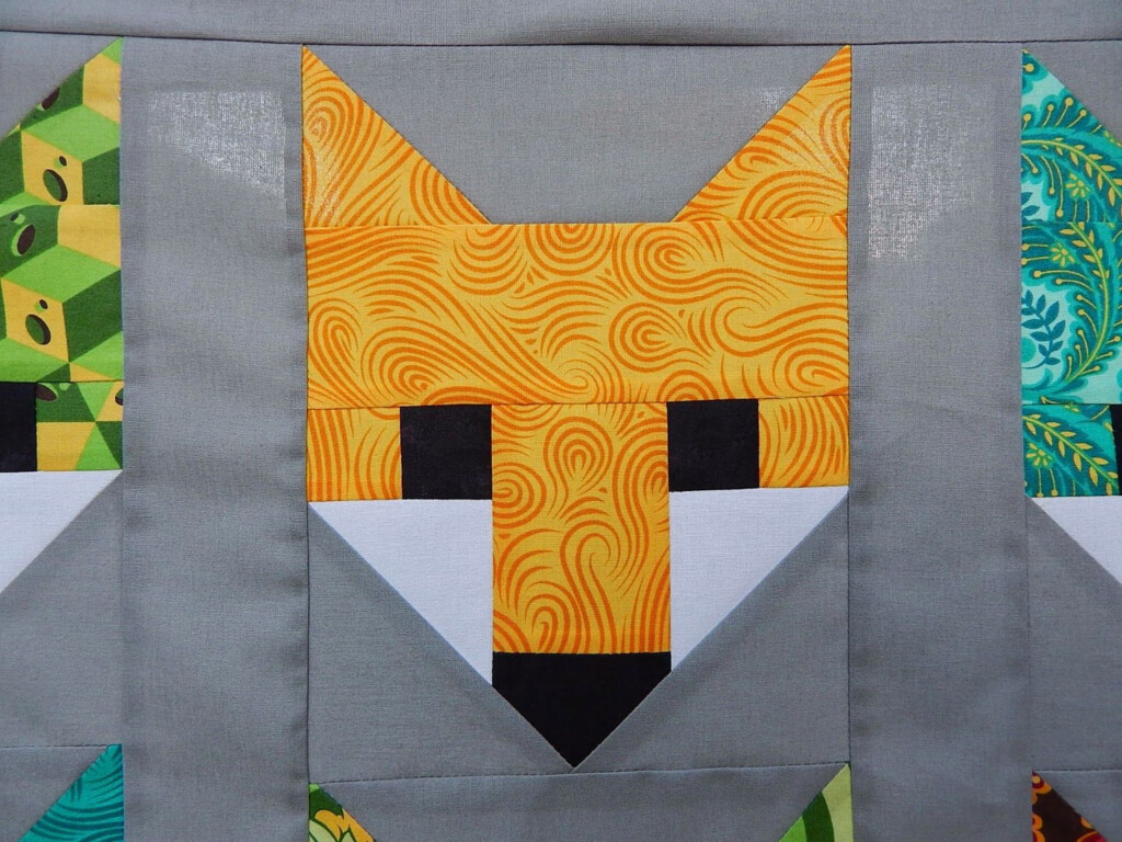 Quilting Blog Cactus Needle Quilts Fabric And More Fancy Fox Quilt 