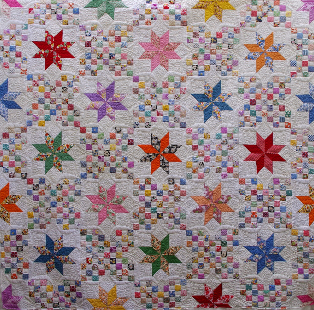 Quilts On Bastings 1930 s Vintage Le Moyne Star Quilt