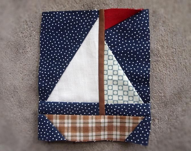 Sailboat Paper Pieced Quilt Block By ProtoQuilt Craftsy Nautical 