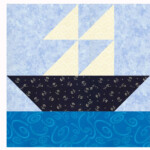 Sailboat Quilt Block Pattern In Two Sizes