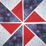 Shop Fireworks Fabric Pinwheel Quilt Kit 12 Blocks Free Shipping On