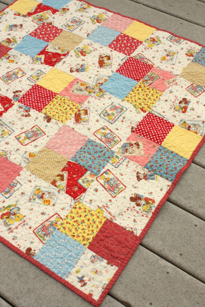Simple Four Patch Baby Quilt Quilts Patch Quilt Quilt Patterns