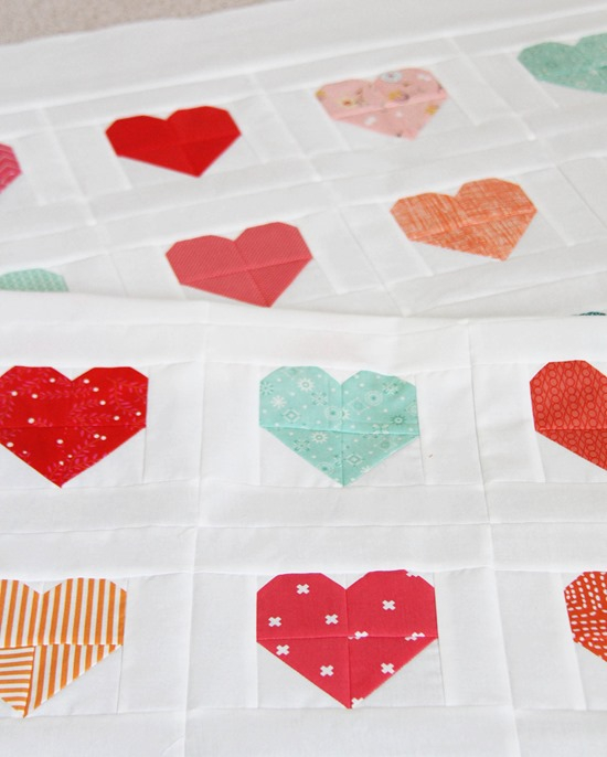 Simple Heart Quilt Cluck Cluck Sew