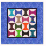 Small Spools Quilt Pattern In Two Sizes