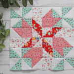 Spring Breeze 12 Inch Quilt Block Pattern Quilt Block Pattern Mini