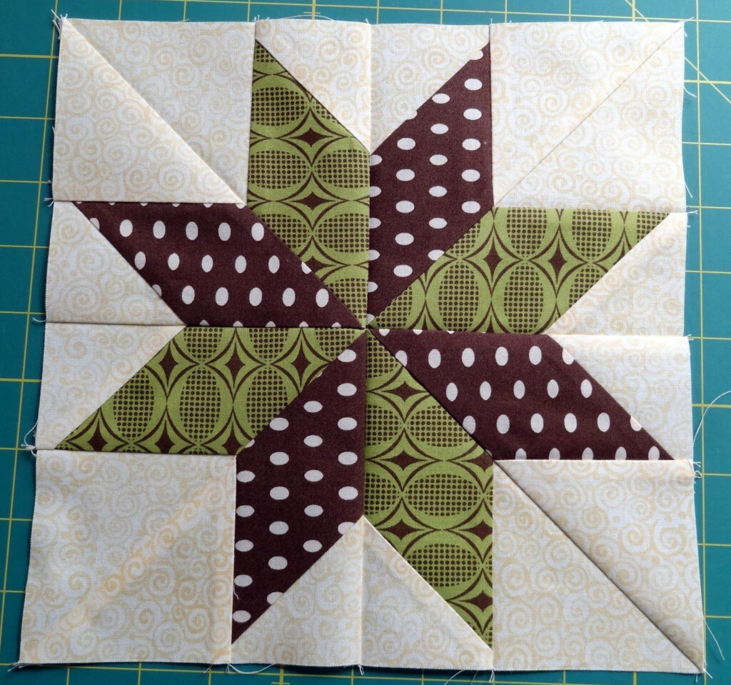 Squash House Quilts No Y Seams 8 Point Star Tutorial Star Quilt 