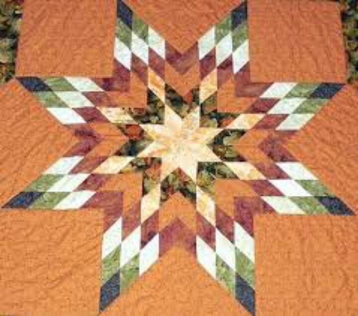 Star Burst Cherokee Lone Star Quilt Star Quilts Native American Quilt