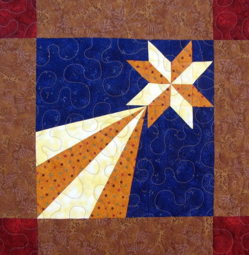 Starwood Quilter Shooting Star Quilt Block