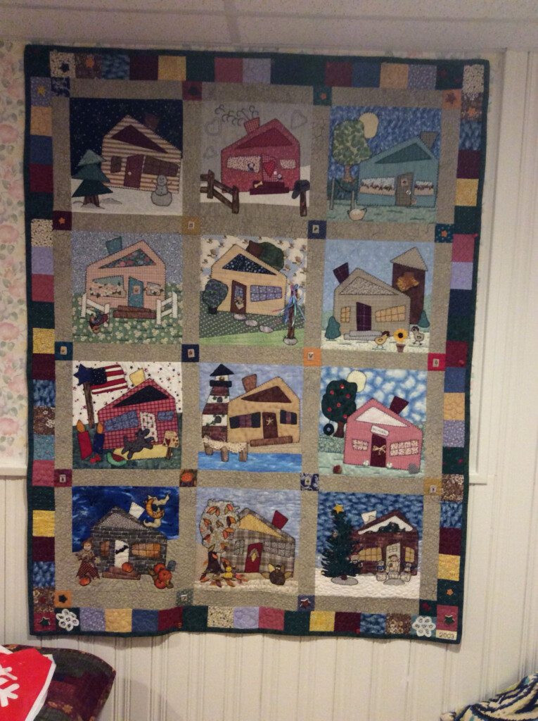 Strolling The Block Pattern BOM Offered By HGTV Quilts Pattern 