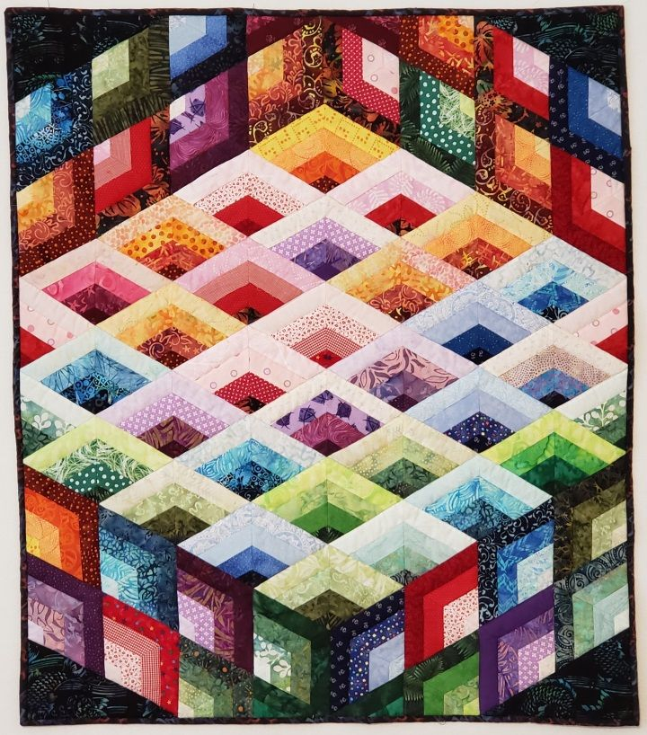 Techniques For The 3D Lattice Quilt The Questioning Quilter Optical