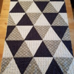 Triangles Triangles Everywhere WIP Quilting Quilts Black And