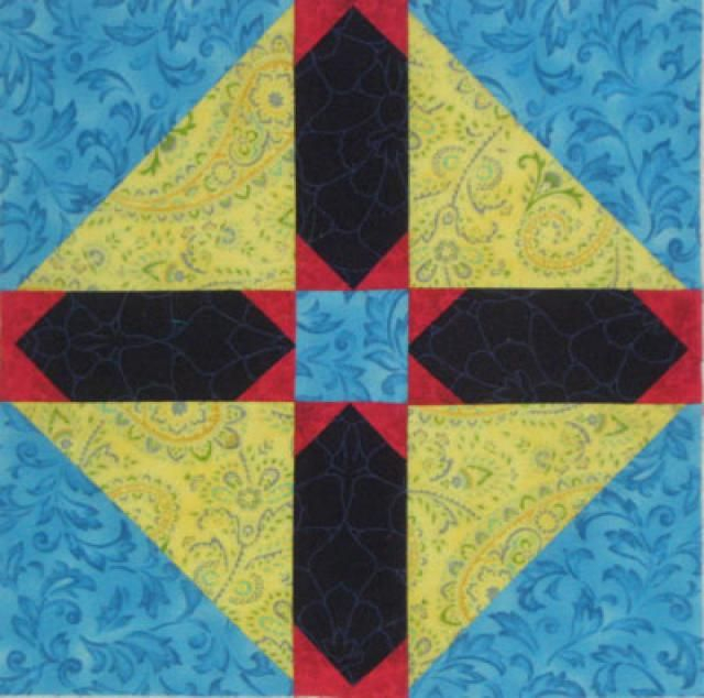 Goshen Star Quilt Block Pattern