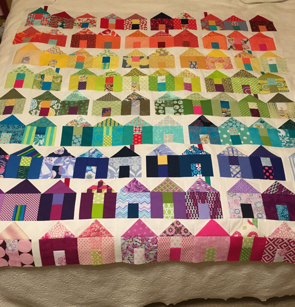 Village Quilt Paper Pieced Quilt Patterns House Quilt Patterns 