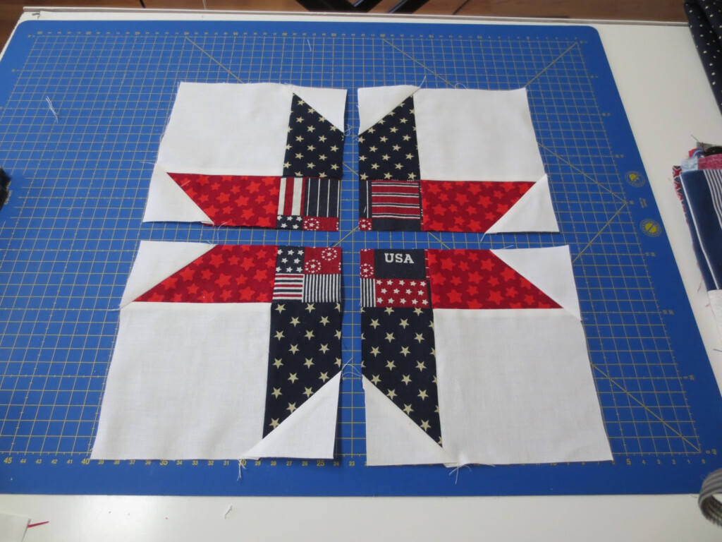 We Quilt A Disappearing Nine Patch STAR 