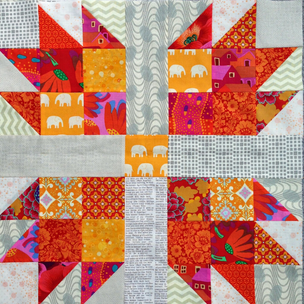 Wendy s Quilts And More Scrappy Bear Paw Quilt