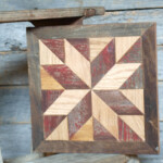 Wooden Barn Star Quilt Block Rustic Decor