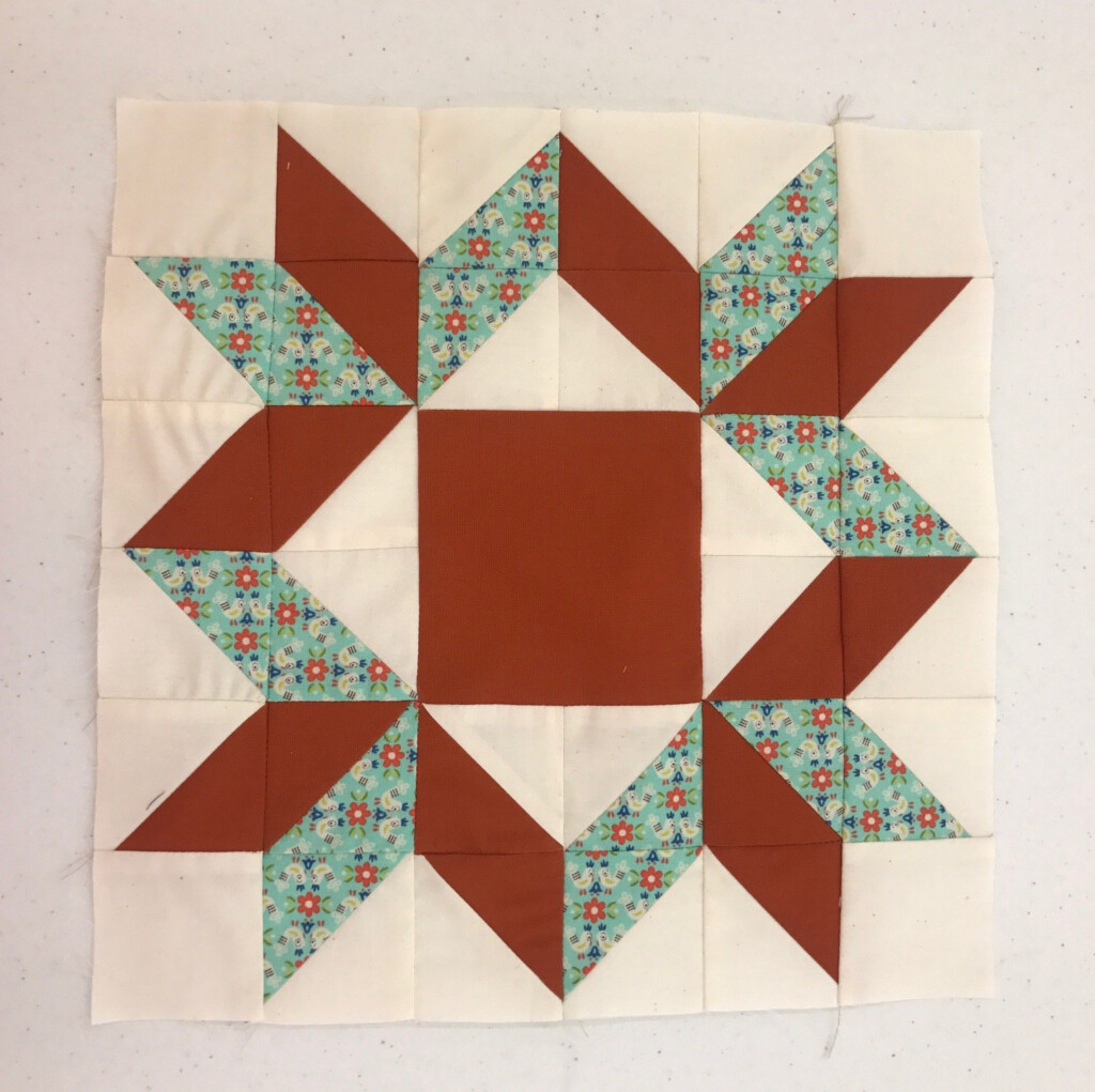 016 Dove At The Window Quilt Block