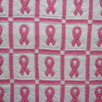 Cancer Awareness Ribbon Quilt Block Pattern