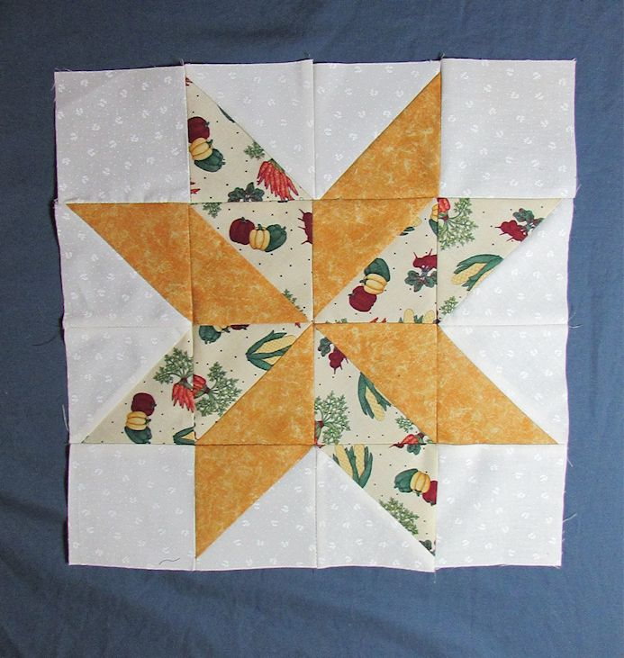 Evening Star Quilters Variable Star Quilt Block 12 5 Inch Quilt 