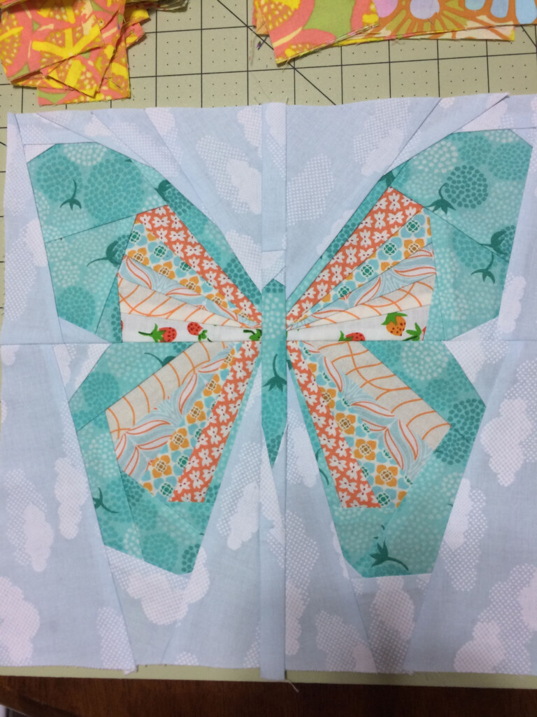 Foundation Paper Pieced Butterfly Quilt Block Pattern From 