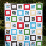 Framed Squares Throw Sized Free Quilt Pattern Quilt Patterns Quilt