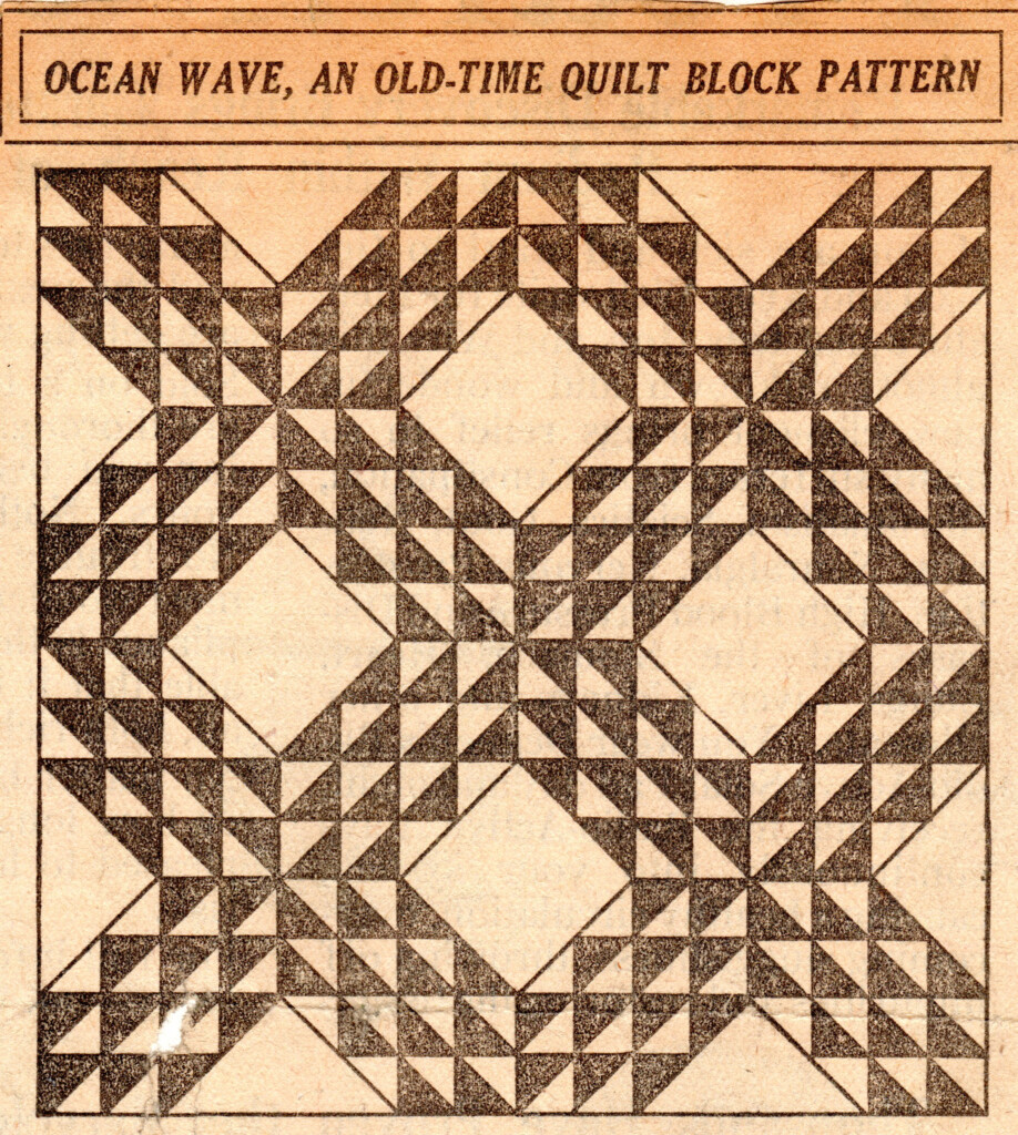 Free Quilt Pattern Archives Vintage Crafts And More