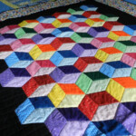 Free Tumbling Block Quilt Pattern Quilty Pleasures Show Tell