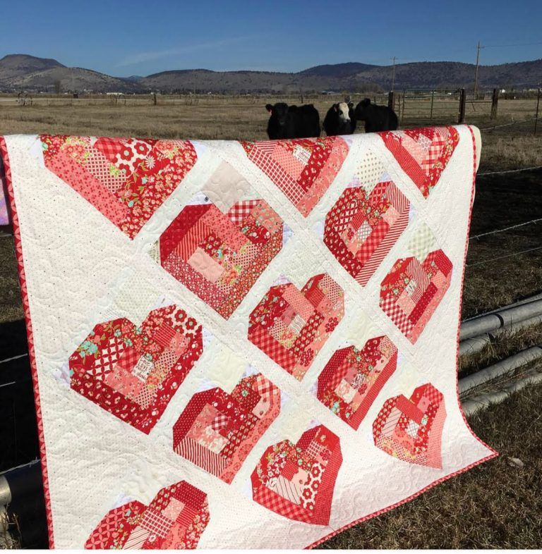 Free Valentine Quilt Patterns U Create Heart Quilt Pattern Heart 