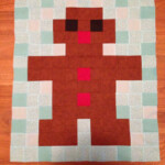 Gingerbread Man Twister Before twisting Twister Quilts Quilt