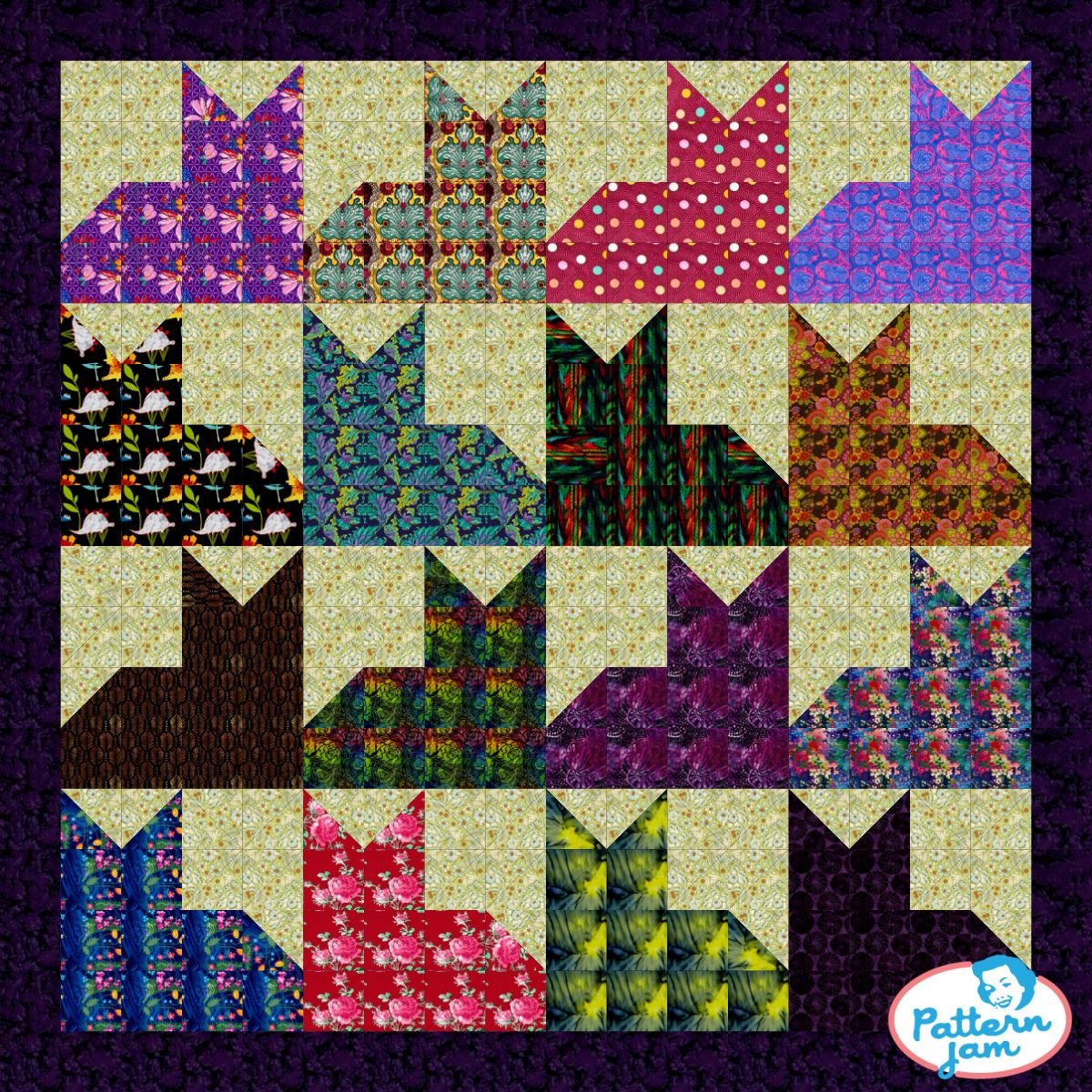 Kitty Kitty Quilt Patterns Cat Quilt Quilt Blocks Easy