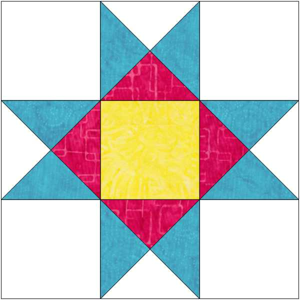 Ohio Star Quilt Block Tutorial The Seasoned Homemaker 