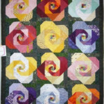 Snail s Trail Quilt Block By Roxie Quilts Flower Quilts Crazy Quilts