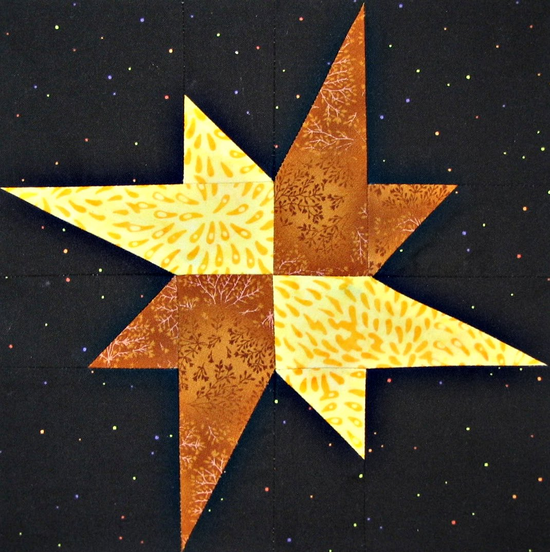 Starwood Quilter Galaxy Star Quilt Block And A Song For Sunday
